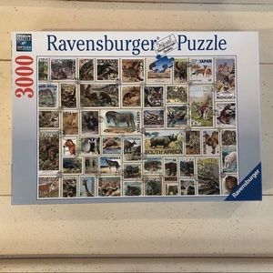 3000 piece Ravensburger Puzzle (Animal Stamps)